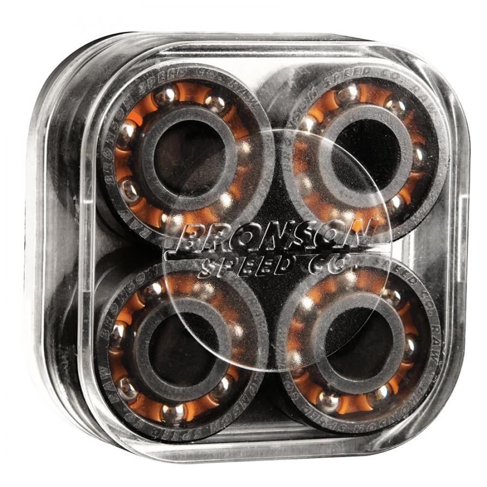 Bronson Speed Co. Bearings Raw (Pack of 8) - 8mm
