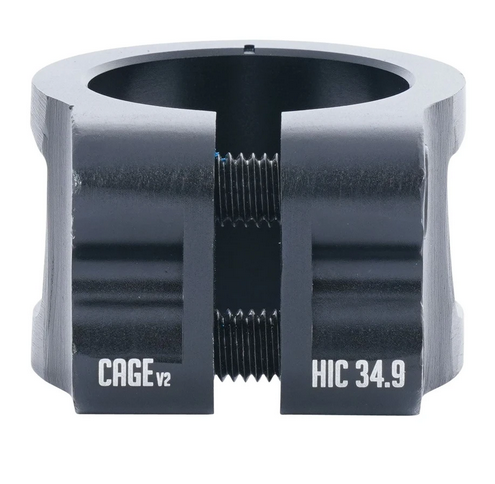 Oath Cage V2 Alloy 2 Bolt Scooter Clamp -  Anodised Satin Black