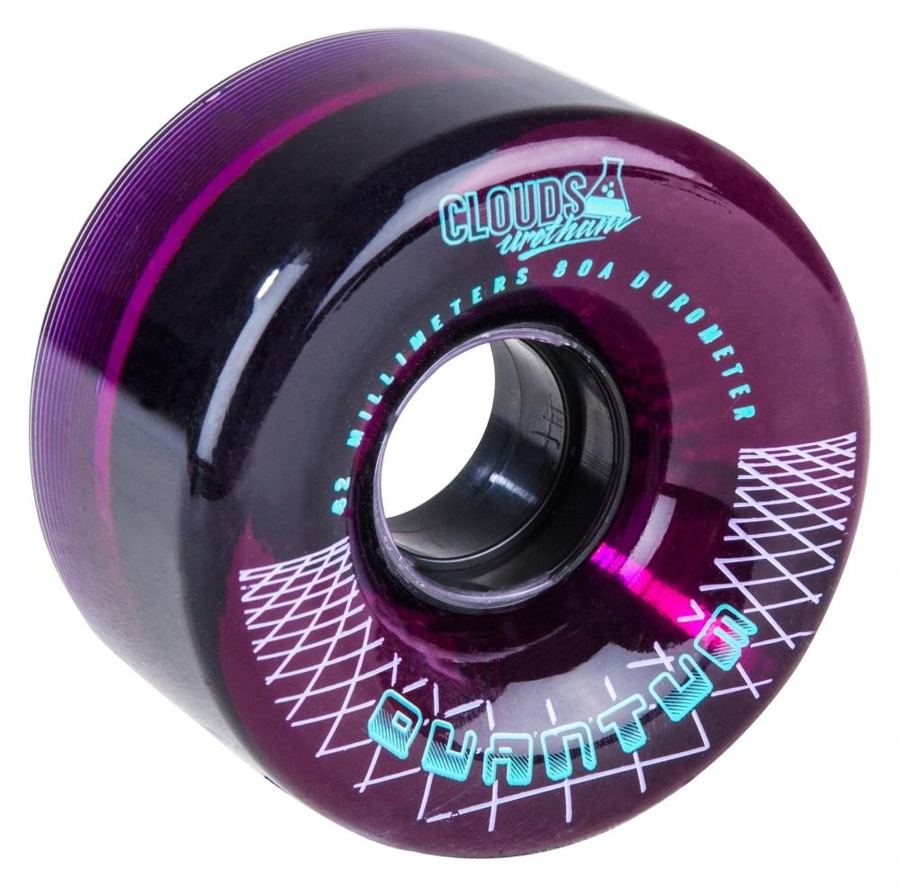 Clouds Urethane Wheels Quantum Outdoor 80a Clear/Purple