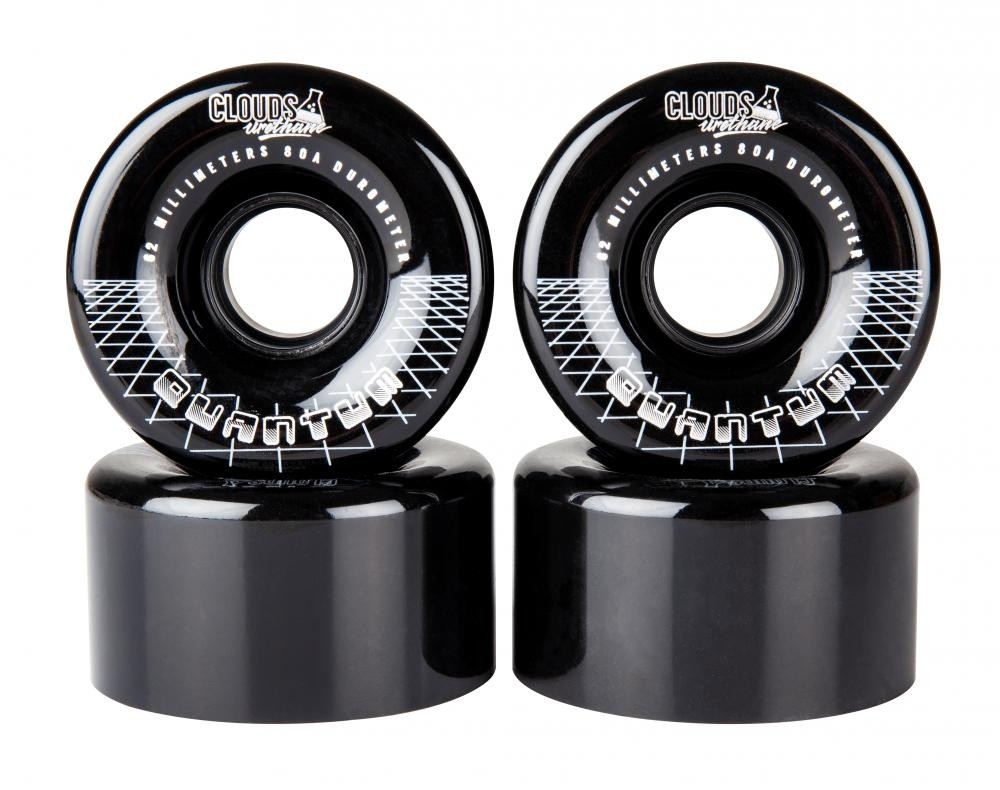 Clouds Urethane Wheels Quantum Outdoor 80a Black/Silver