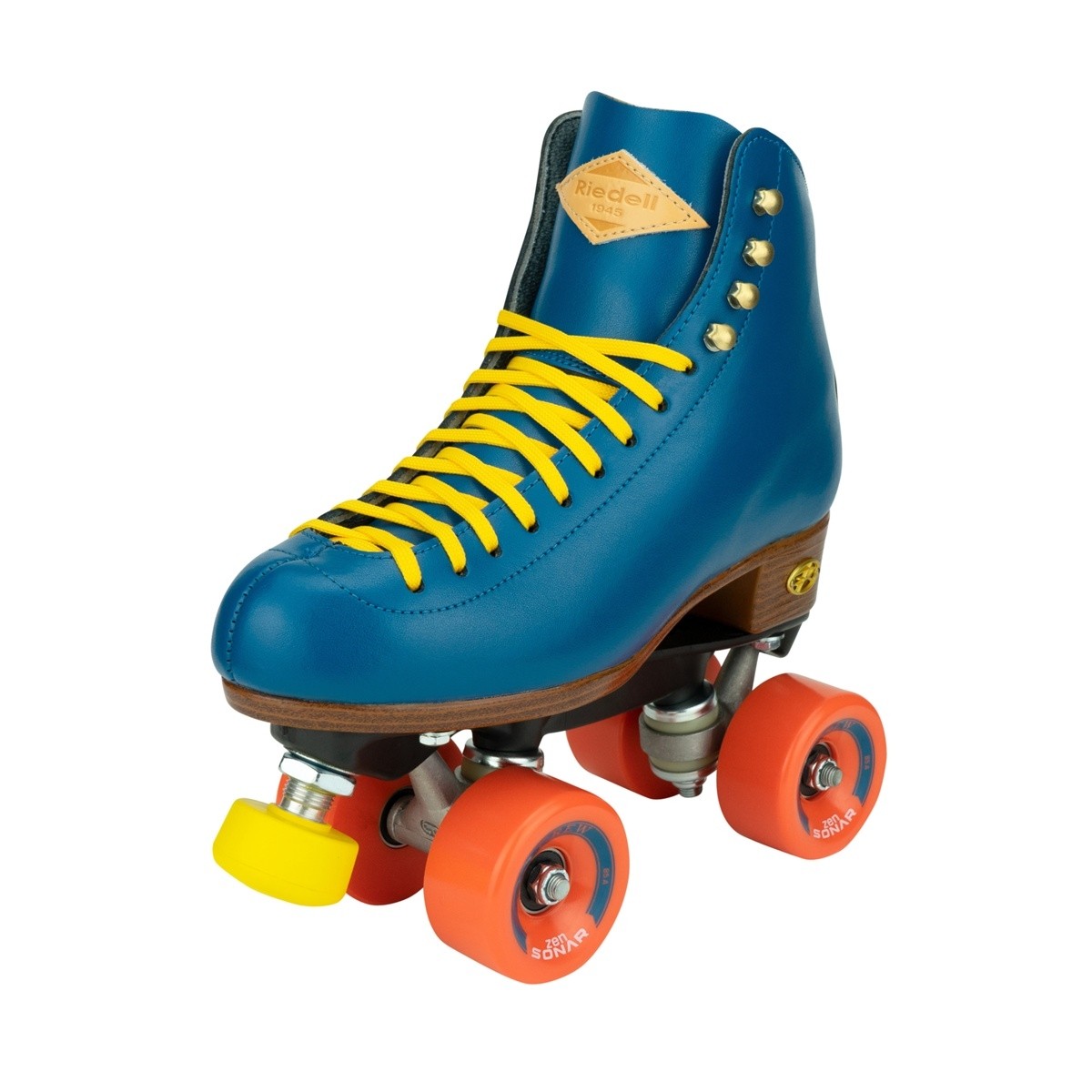 Riedell Crew Ocean Roller Skates - Blue