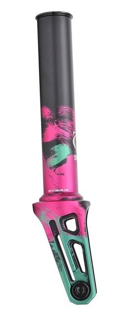 Oath Shadow SCS/HIC Scooter Fork - Green/Pink/Black