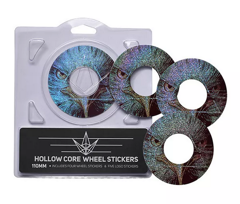 Blunt Hollowcore 110mm Stunt Scooter Wheel Stickers - Hawk