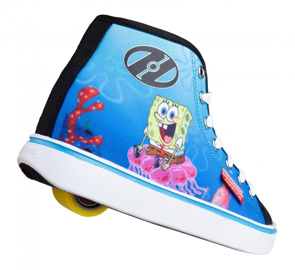 Heelys X Spongebob Hustle (HES10362)- Black/White/Multi Canvas