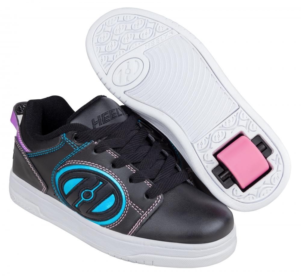 Heelys Voyager (HE100604) - Black/Pink/Rainbow Foil