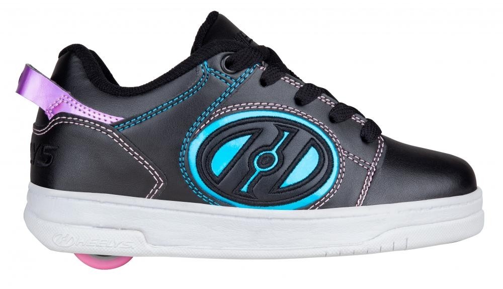 Heelys Voyager (HE100604) - Black/Pink/Rainbow Foil