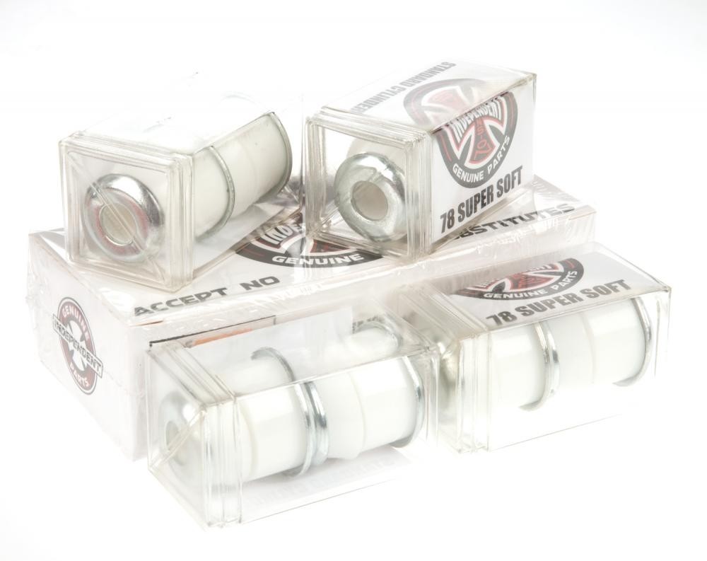 Indy Skateboard Bushings Standard Cylinder White