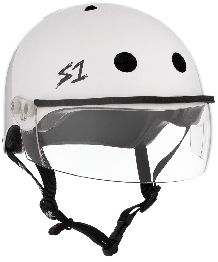 S1 Lifer Multi Impact Visor Helmet – White Gloss