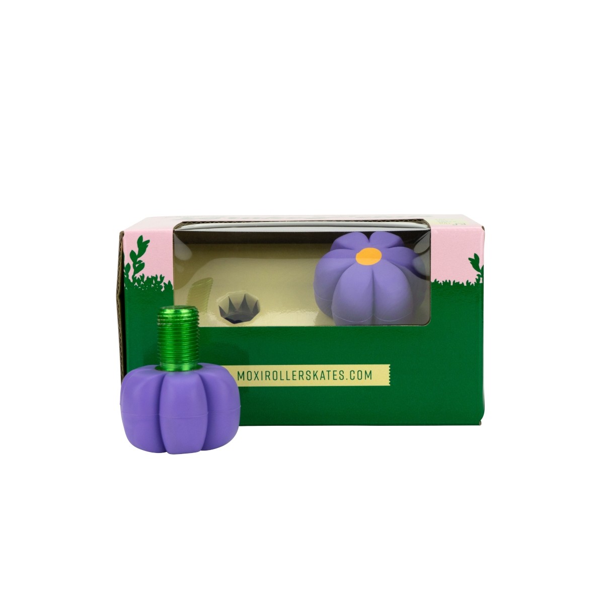 Moxi Brake Petal Toe Stops - Violet