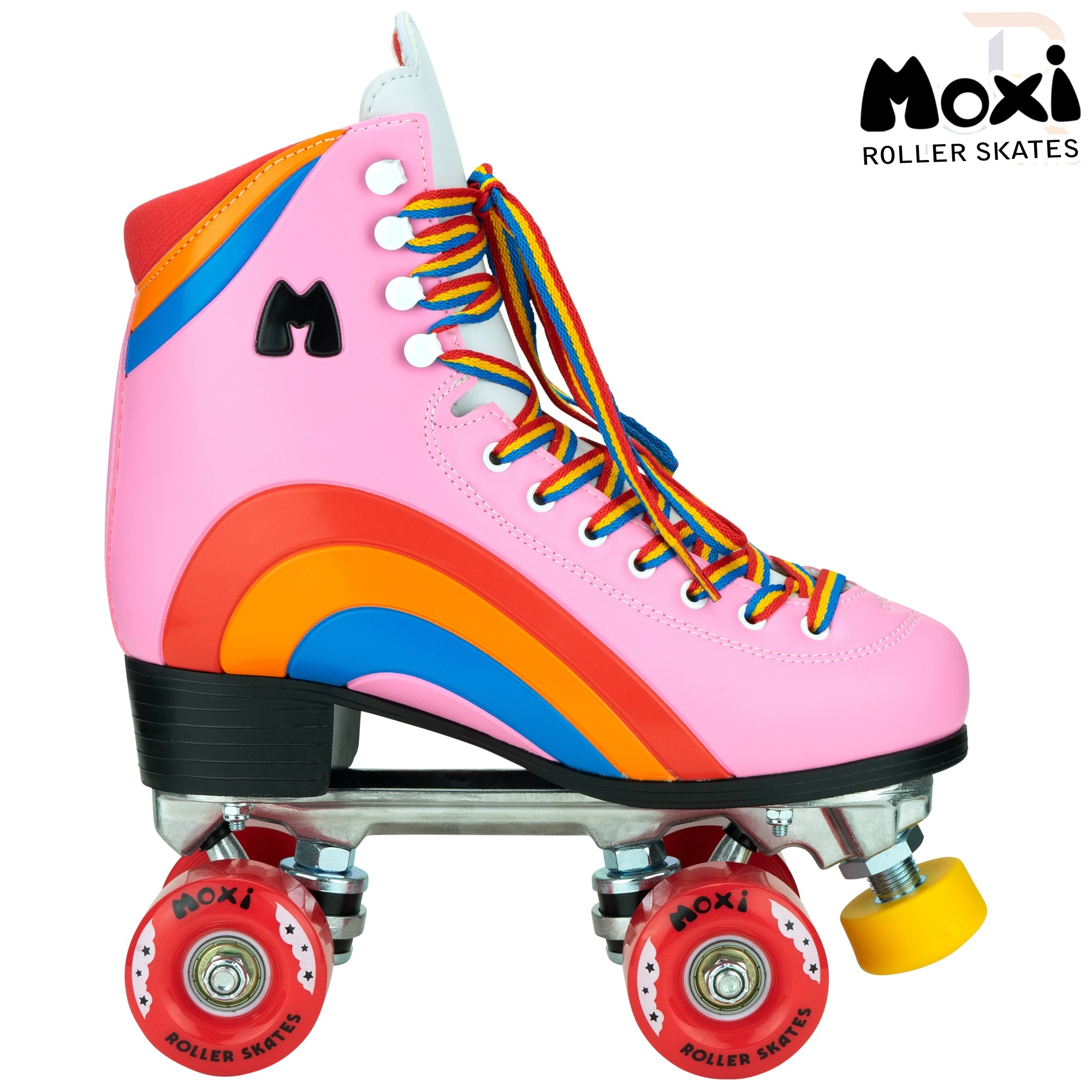 Moxi Rainbow Skates - Bubble Gum Pink