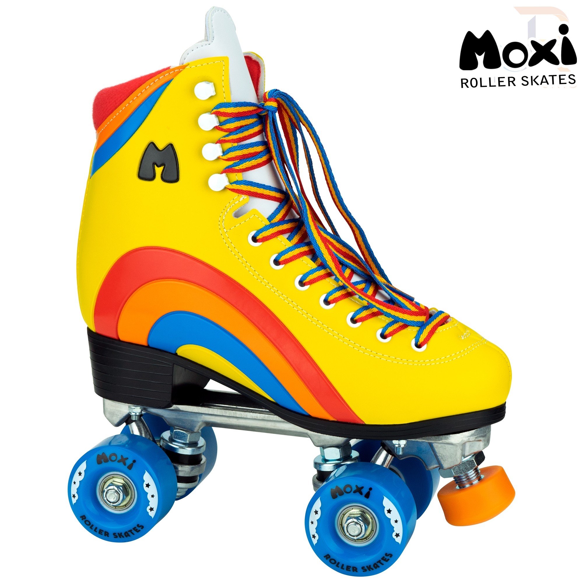 Moxi Rainbow Roller Skates - Sunset Yellow