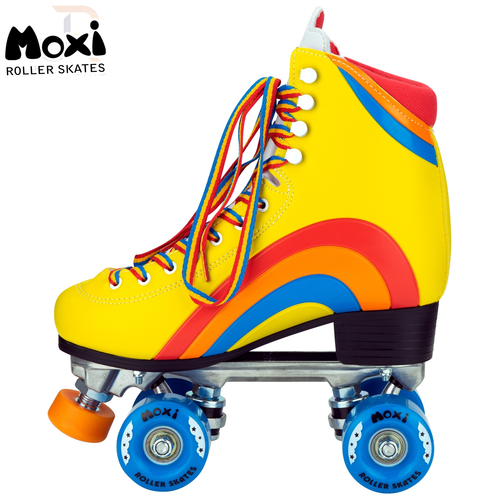 Moxi Rainbow Roller Skates - Sunset Yellow