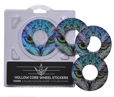 Blunt Hollowcore 110mm Stunt Scooter Wheel Stickers - Owl