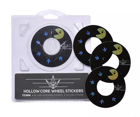 Blunt Hollowcore 110mm Stunt Scooter Wheel Stickers - Pacman