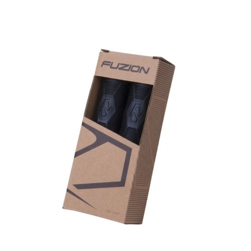 Fuzion Hex Scooter Grips - Black