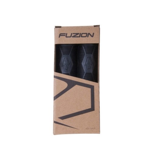 Fuzion Hex Scooter Grips - Black