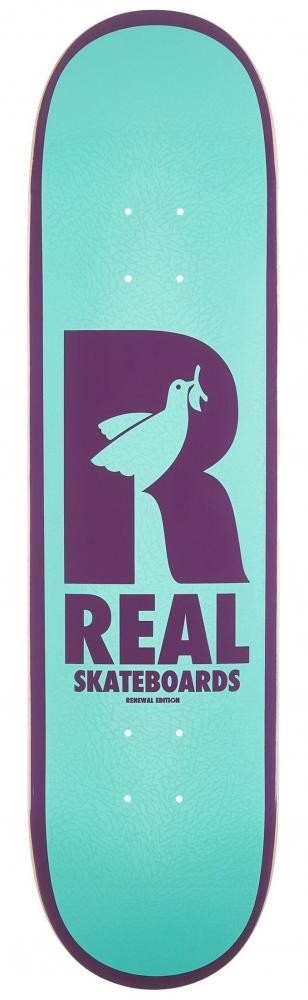 Real PP Renewal Doves	Skateboard Deck Teal - 8.06