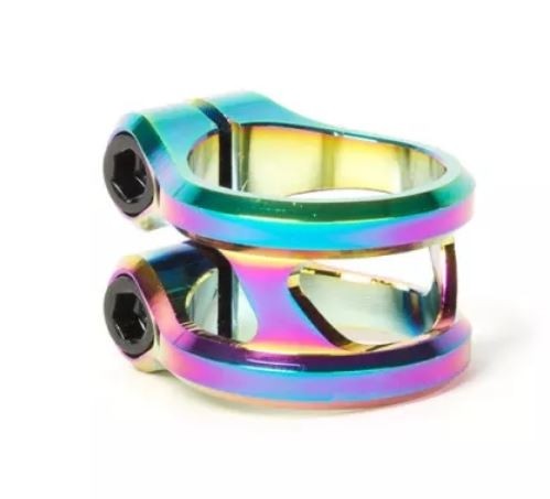 Ethic DTC Sylphe Double Clamp 31.8 mm -Rainbow