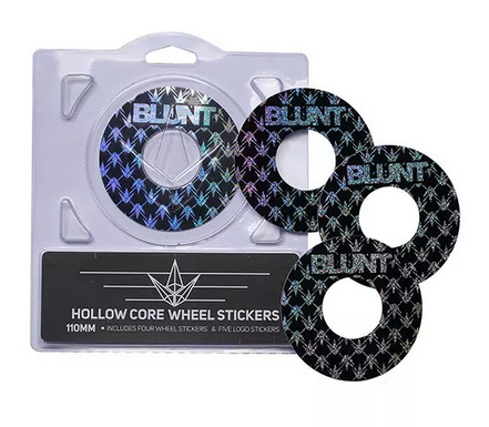 Blunt Hollowcore 110mm Stunt Scooter Wheel Stickers - Repeat