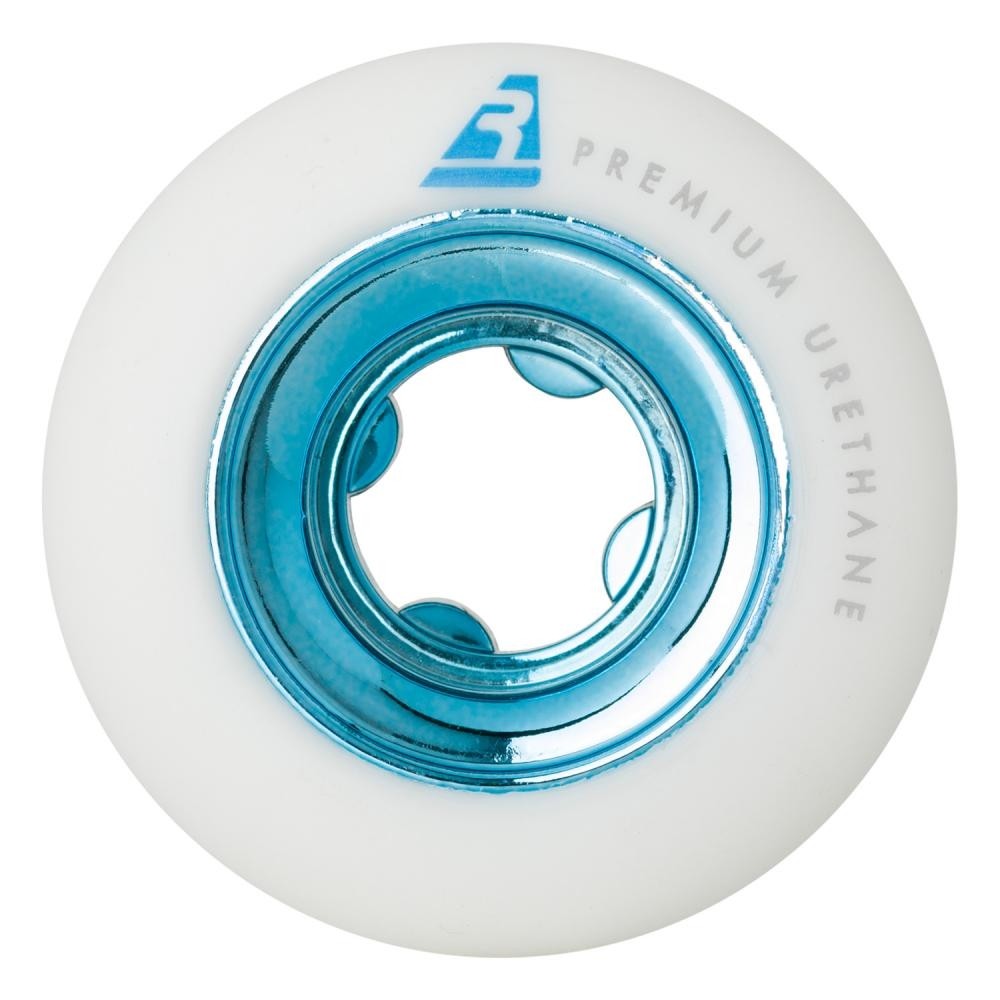 Ricta Chrome Core 99a 53mm Skateboard Wheels - White  (Pack of 4)