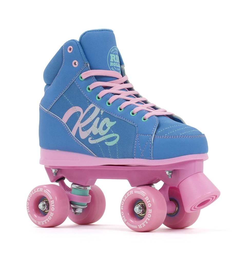 Rio Roller Lumina Quad Skates - Blue/Pink