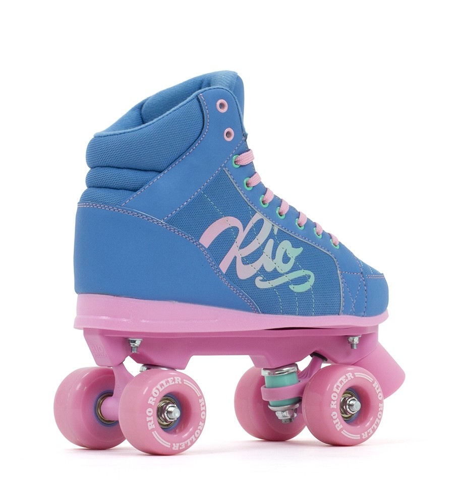 Rio Roller Lumina Quad Skates - Blue/Pink