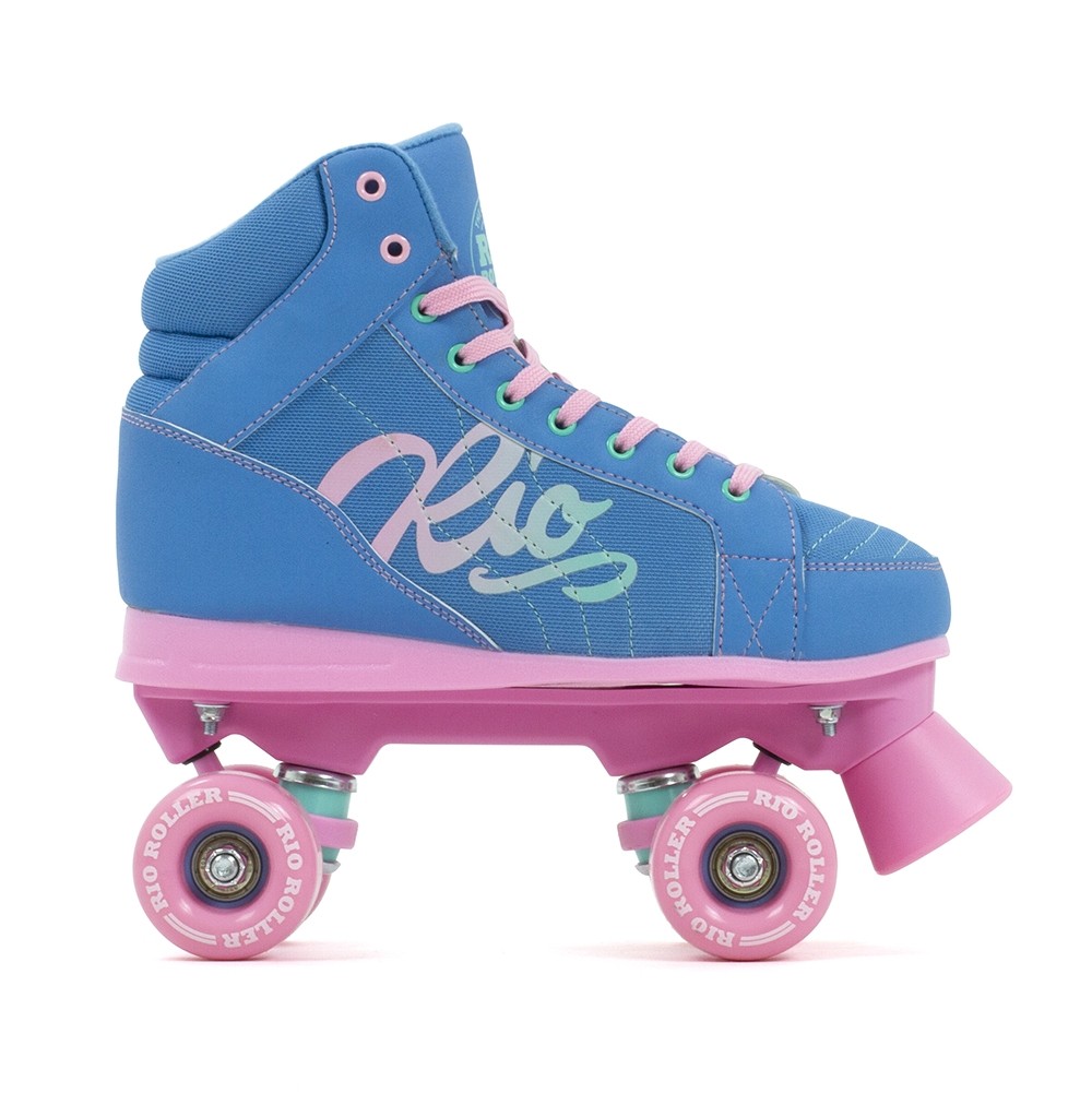 Rio Roller Lumina Quad Skates - Blue/Pink