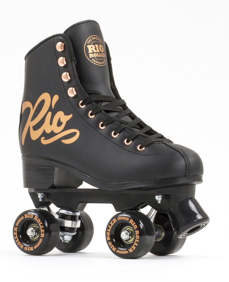Rio Roller Rose Quad Roller Skates - Black Rio Roller Rose Quad Roller Skates - Black