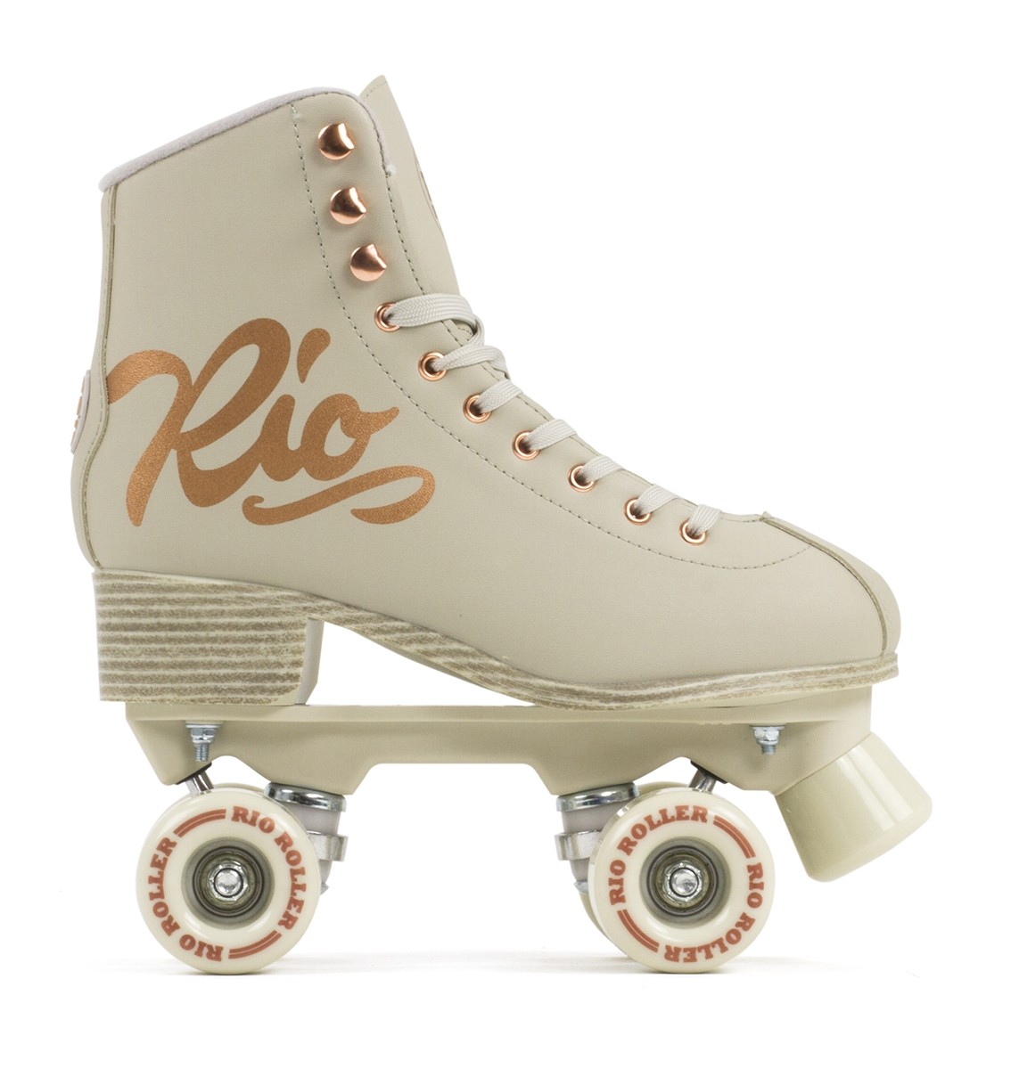 Rio Roller Rose Quad Roller Skates - Cream  Rio Roller Rose Quad Roller Skates - Cream