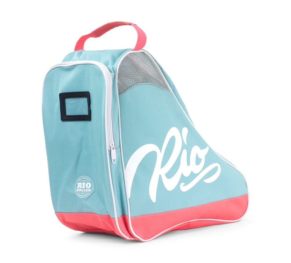 Rio Roller Script Skate Bag - Teal / Coral