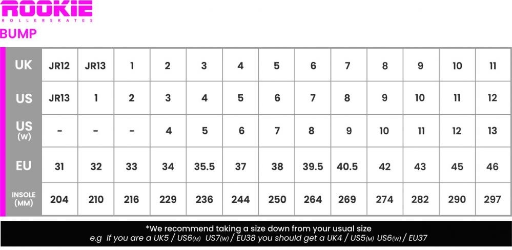 Rookie BUMP Rollerdisco Roller Skates - Black