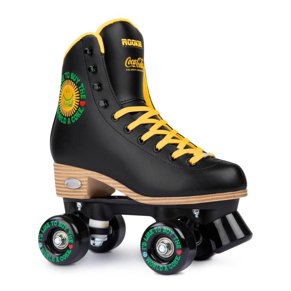Rookie Coca-Cola Sunshine Roller Skates - Black Rookie Coca-Cola Sunshine Roller Skates - Black