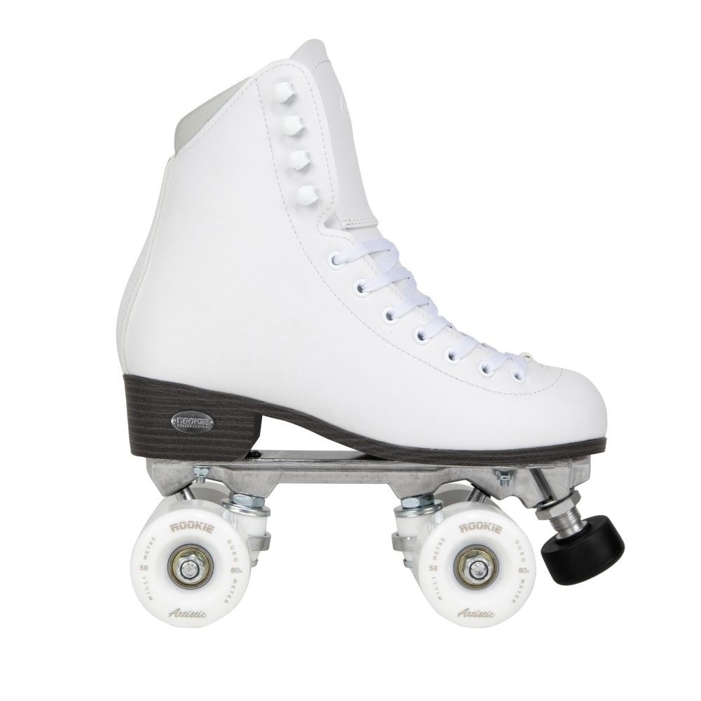 Rookie Artistic Quad Roller Skates - White Rookie Artistic Quad Roller Skates - White