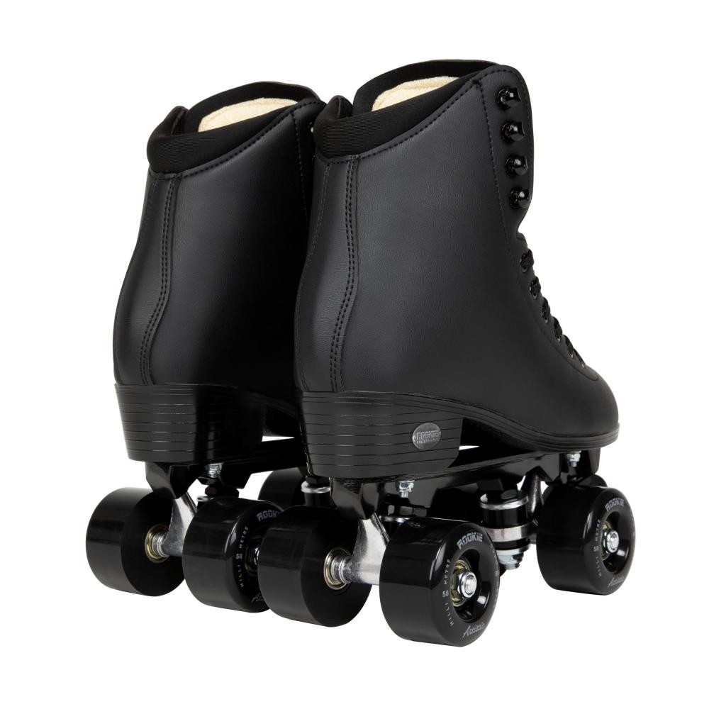 Rookie Artistic Quad Roller Skates - Black