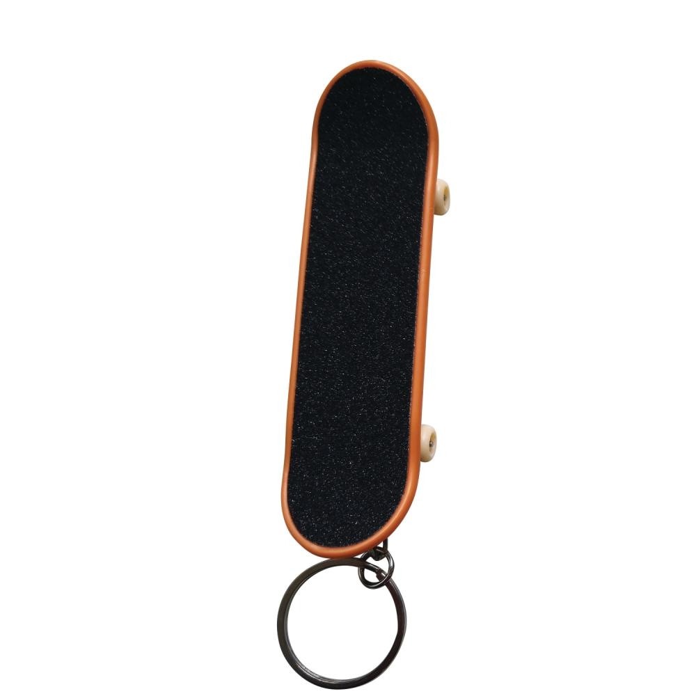 Santa Cruz Slasher Fingerboard Keychain - White