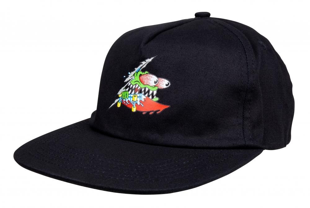 Santa Cruz Cap Slashed Cap - Black