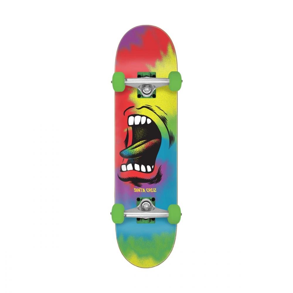 Santa Cruz Big Mouth Tie Dye Full Complete Skateboard 8