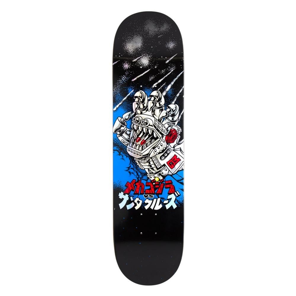 Santa Cruz Godzilla Mecha Hand Skateboard Deck Multi - 8