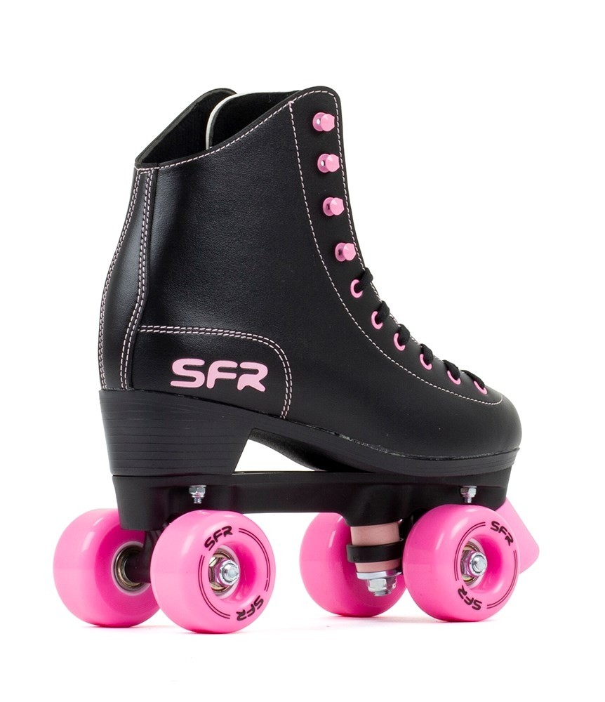 SFR Figure Quad Roller Skates - Black/Pink