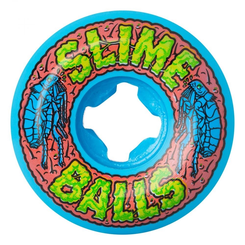 Slime Balls Flea Balls Speed 99a Skateboard Wheels 53mm (Pack of 4) - Blue