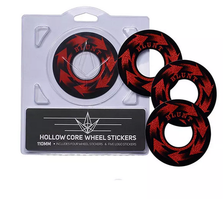 Blunt Hollowcore 110mm Stunt Scooter Wheel Stickers - Spin