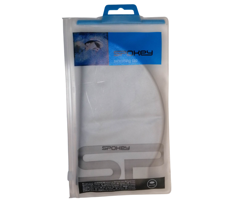 Spokey Silicone Swimming Cap - Silver