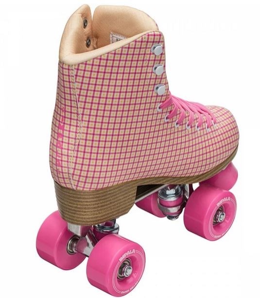 Impala Quad Roller Skate - Pink Tartan