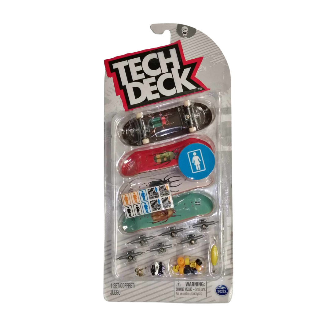 Tech Deck Fingerboard 4 PCs Multi Pk M 21