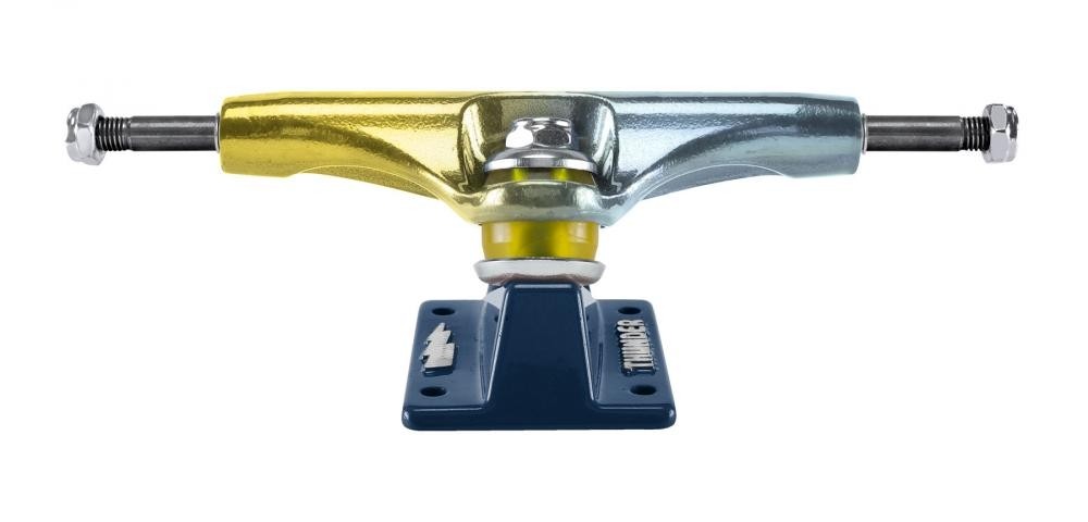 Thunder 149 Death Grip Lights Skateboard Trucks - Yellow/Blue/Blue