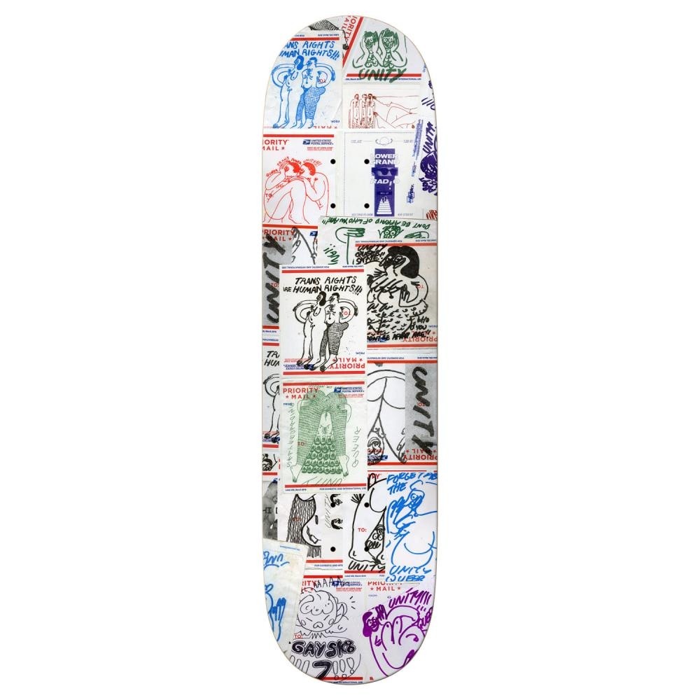 Unity Labels Skateboard Deck - Multi  8.38