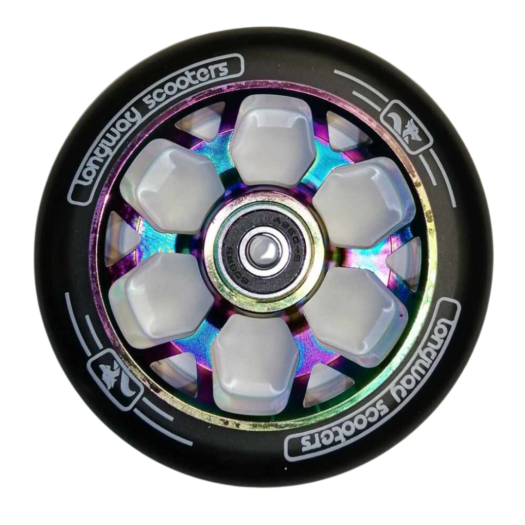 Longway Precinct 110mm Pro Scooter Wheels - Neochrome