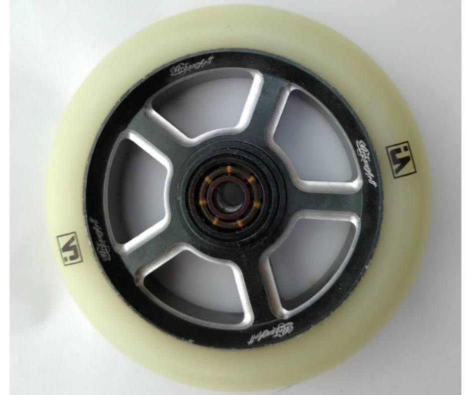 UrbanArtt S5 Scooter Wheels 110mm (Pair) - Grey/Black