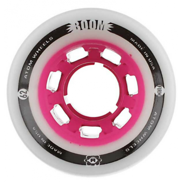 Atom Boom Wheels Slim Pink Firm Hybrid 