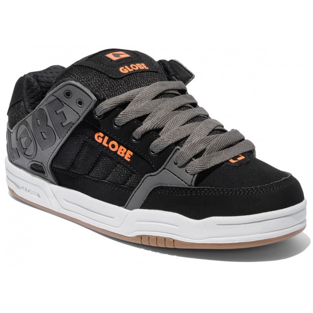 Globe Tilt Shoes - Black/Charcoal/Orange